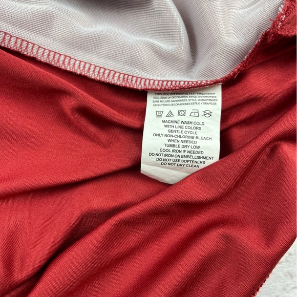 NFL Arizona Cardinals Lace-up Jersey Top M - Picture 8 of 8